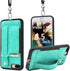 TOOVREN Upgraded iPhone 7 Plus Wallet Case, iPhone 8 Plus Wallet Case with Card Holder Perfect for Travel, Daily use, Work Aqua...